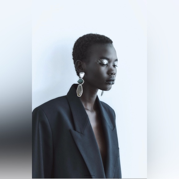 Zara stone earring - Picture 3 of 13